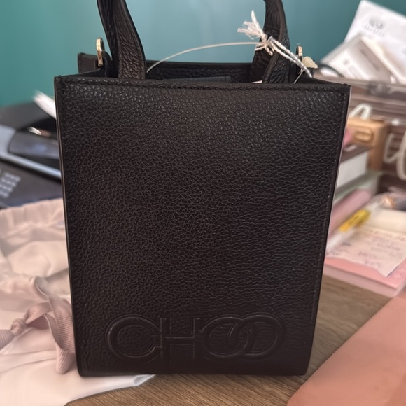 New with tags jimmy choo small tote bag with crossbody strap - Picture 1 of 5